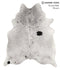 Salt and Pepper Black X-Large Brazilian Cowhide Rug 7'0