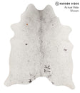 Salt and Pepper Black Large Brazilian Cowhide Rug 6'3"H x 5'2"W #68068 by Hudson Hides
