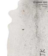 Salt and Pepper Black Large Brazilian Cowhide Rug 6'3"H x 5'2"W #68068 by Hudson Hides