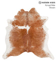Brown and White X-Large Brazilian Cowhide Rug 6'8"H x 6'9"W #68190 by Hudson Hides