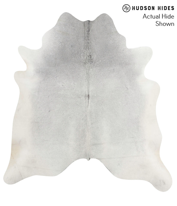 Medium Grey XX-Large Brazilian Cowhide Rug 7'3"H x 6'10"W #68271 by Hudson Hides