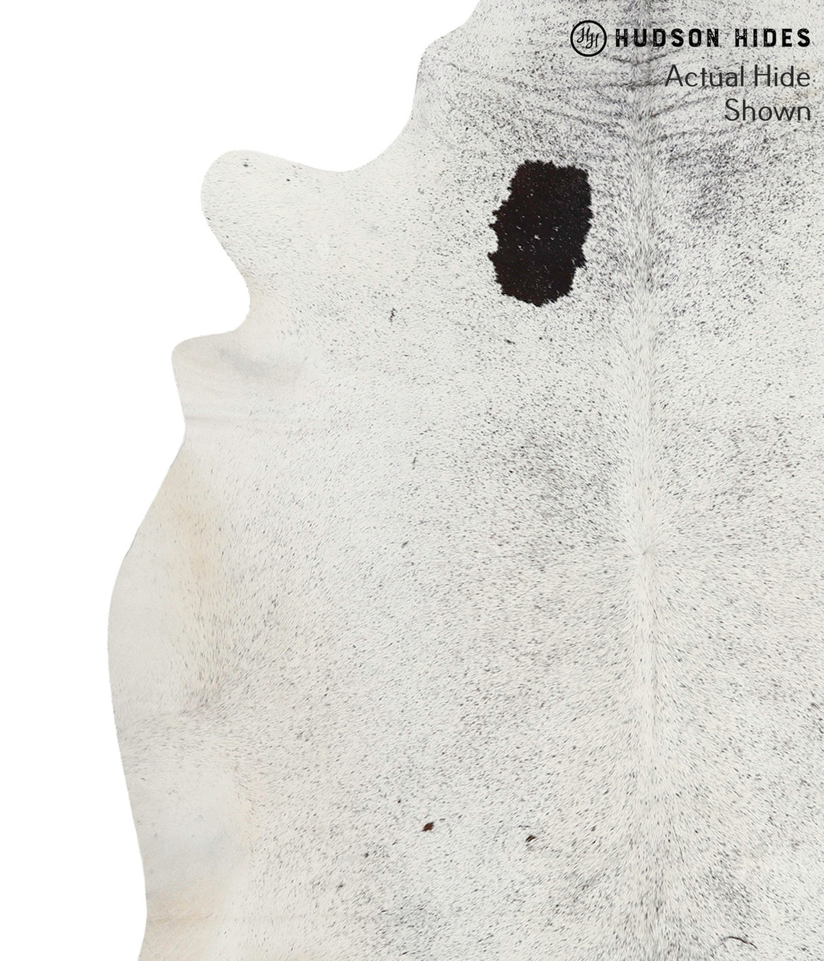 Salt and Pepper Brown Cowhide Rug #68311