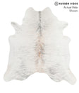 Grey Brindle X-Large Brazilian Cowhide Rug 6'7"H x 6'4"W #68323 by Hudson Hides