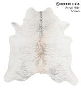 Grey Brindle X-Large Brazilian Cowhide Rug 6'7"H x 6'4"W #68323 by Hudson Hides