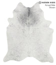 Salt and Pepper Black X-Large Brazilian Cowhide Rug 7'7"H x 6'4"W #68418 by Hudson Hides