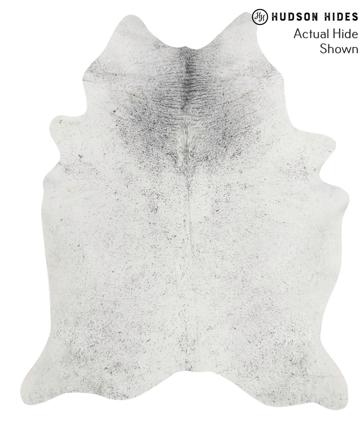 Salt and Pepper Black Cowhide Rug #68418