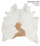Salt and Pepper Brown X-Large Brazilian Cowhide Rug 6'8"H x 6'1"W #68594 by Hudson Hides