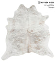 Grey Brindle X-Large Brazilian Cowhide Rug 6'10"H x 6'5"W #68610 by Hudson Hides