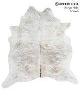 Grey Brindle X-Large Brazilian Cowhide Rug 6'10"H x 6'5"W #68610 by Hudson Hides