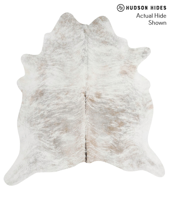 Grey Brindle X-Large Brazilian Cowhide Rug 6'10"H x 6'5"W #68610 by Hudson Hides