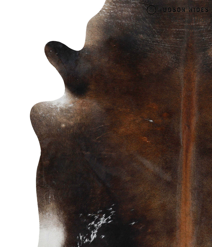 Chocolate X-Large Brazilian Cowhide Rug 6'3"H x 6'4"W #68637 by Hudson Hides