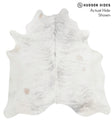 Grey Brindle X-Large Brazilian Cowhide Rug 6'11"H x 6'9"W #68643 by Hudson Hides