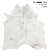 Grey Brindle X-Large Brazilian Cowhide Rug 6'11"H x 6'9"W #68643 by Hudson Hides