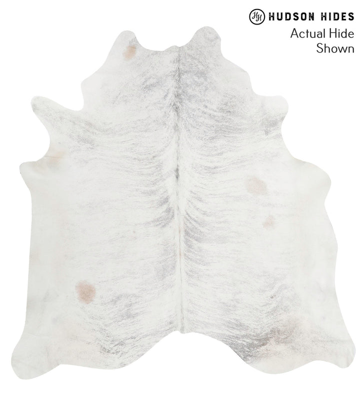 Grey Brindle X-Large Brazilian Cowhide Rug 6'11"H x 6'9"W #68643 by Hudson Hides