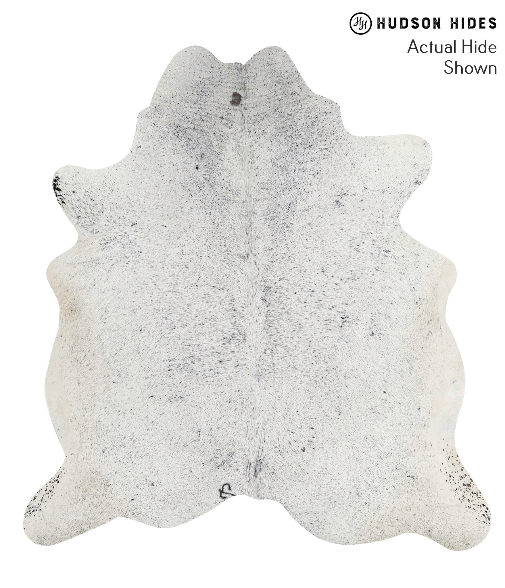 Salt and Pepper Black Cowhide Rug #68726