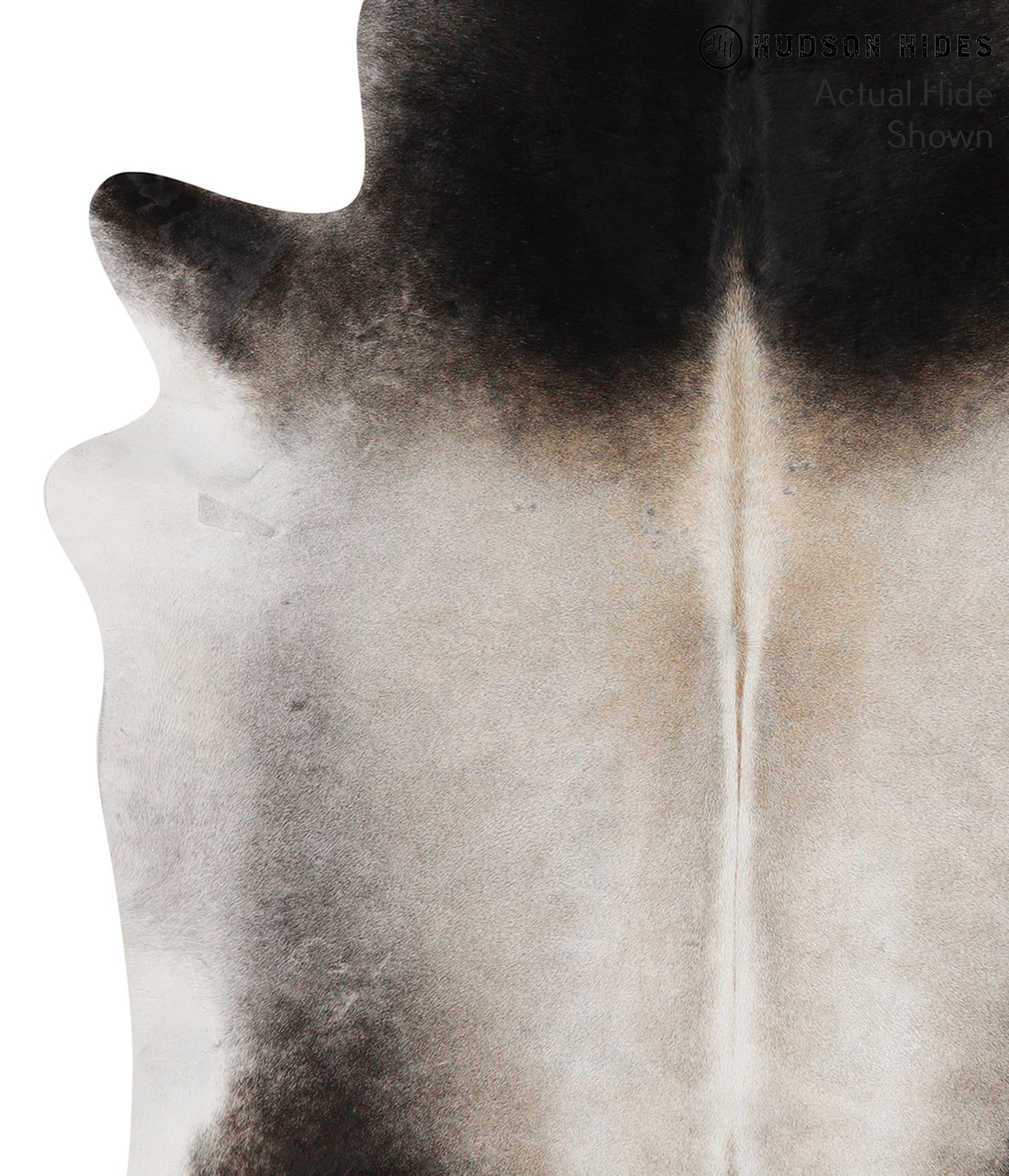 Grey with Beige Cowhide Rug #68775