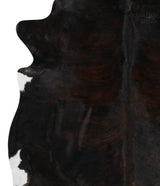 Dark Brindle X-Large Brazilian Cowhide Rug 7'0"H x 6'4"W #68782 by Hudson Hides
