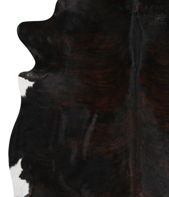 Dark Brindle X-Large Brazilian Cowhide Rug 7'0"H x 6'4"W #68782 by Hudson Hides