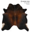 Chocolate X-Large Brazilian Cowhide Rug 6'6