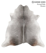 Medium Grey X-Large Brazilian Cowhide Rug 6'9"H x 6'8"W #68801 by Hudson Hides