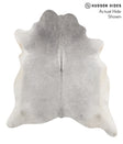 Medium Grey X-Large Brazilian Cowhide Rug 6'9"H x 6'0"W #68805 by Hudson Hides