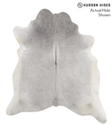 Medium Grey X-Large Brazilian Cowhide Rug 6'9"H x 6'0"W #68805 by Hudson Hides