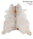 Salt and Pepper Brown X-Large Brazilian Cowhide Rug 6'9"H x 6'5"W #68859 by Hudson Hides