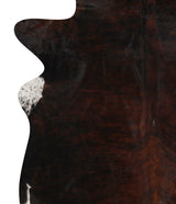 Dark Brindle X-Large Brazilian Cowhide Rug 6'11"H x 5'11"W #68917 by Hudson Hides