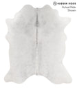 Medium Grey X-Large Brazilian Cowhide Rug 7'5"H x 6'4"W #68973 by Hudson Hides