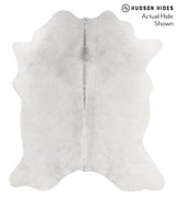 Medium Grey X-Large Brazilian Cowhide Rug 7'5"H x 6'4"W #68973 by Hudson Hides