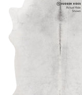 Medium Grey X-Large Brazilian Cowhide Rug 7'5"H x 6'4"W #68973 by Hudson Hides