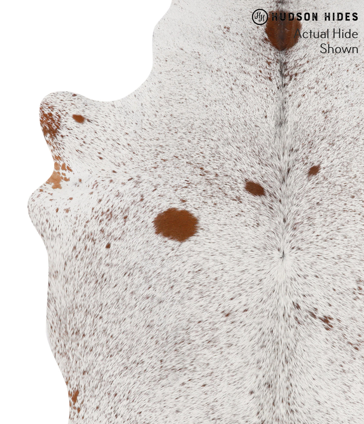 Salt and Pepper Brown Cowhide Rug #69021