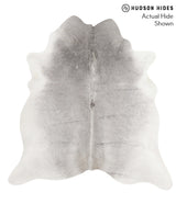 Medium Grey X-Large Brazilian Cowhide Rug 6'7"H x 6'2"W #69057 by Hudson Hides