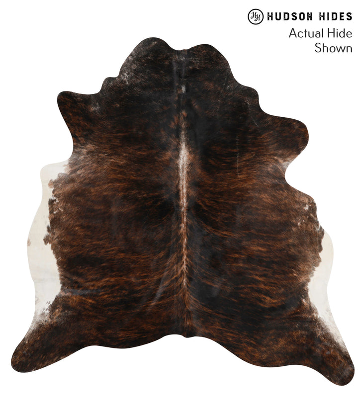 Dark Brindle X-Large Brazilian Cowhide Rug 6'9"H x 6'7"W #69069 by Hudson Hides