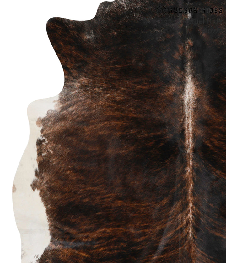 Dark Brindle X-Large Brazilian Cowhide Rug 6'9"H x 6'7"W #69069 by Hudson Hides