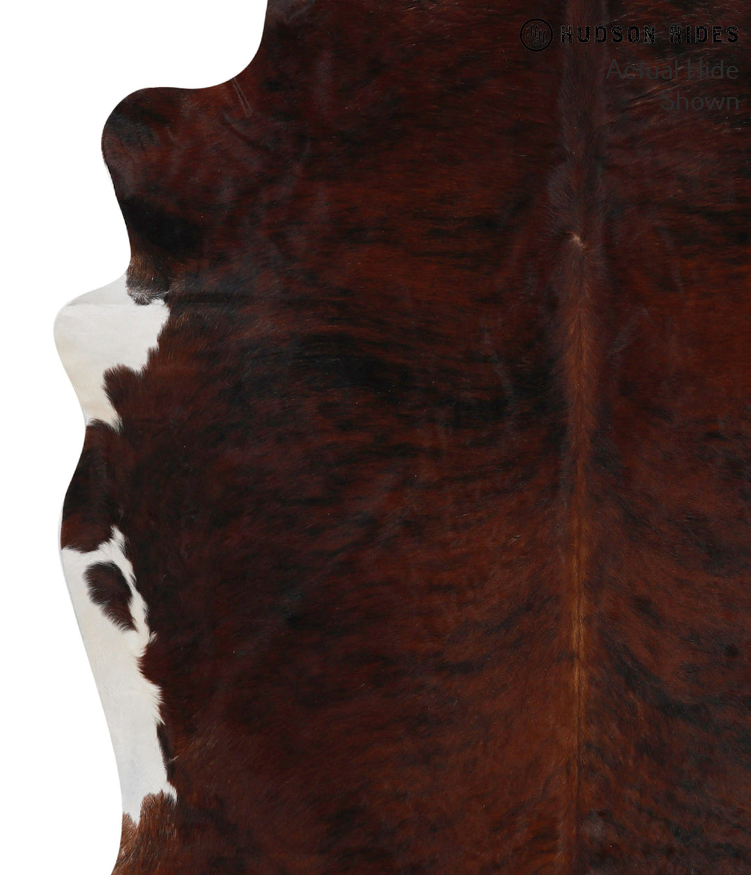 Dark Brindle X-Large Brazilian Cowhide Rug 6'11"H x 6'1"W #69166 by Hu