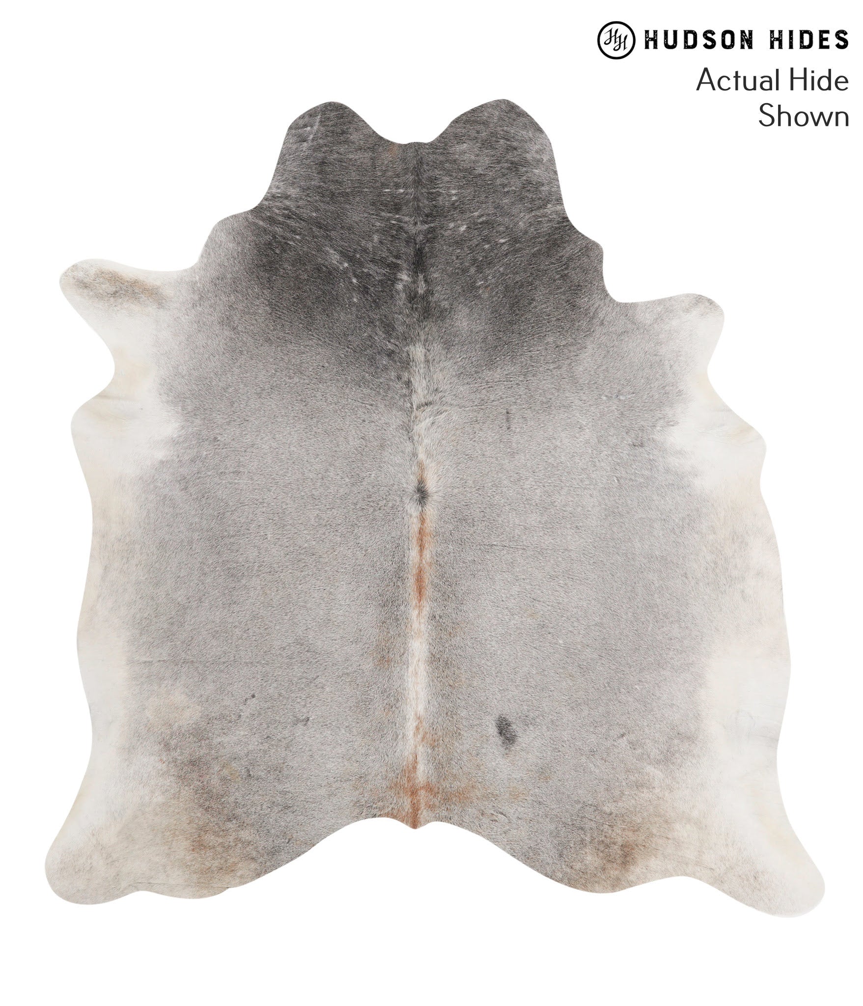 Grey with Beige Cowhide Rug #69268