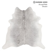 Medium Grey X-Large Brazilian Cowhide Rug 6'3"H x 6'4"W #69278 by Hudson Hides
