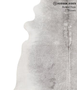 Medium Grey X-Large Brazilian Cowhide Rug 6'3"H x 6'4"W #69278 by Hudson Hides