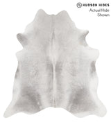 Medium Grey XX-Large Brazilian Cowhide Rug 7'7"H x 7'2"W #69332 by Hudson Hides