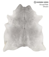 Medium Grey X-Large Brazilian Cowhide Rug 7'1"H x 6'4"W #69485 by Hudson Hides