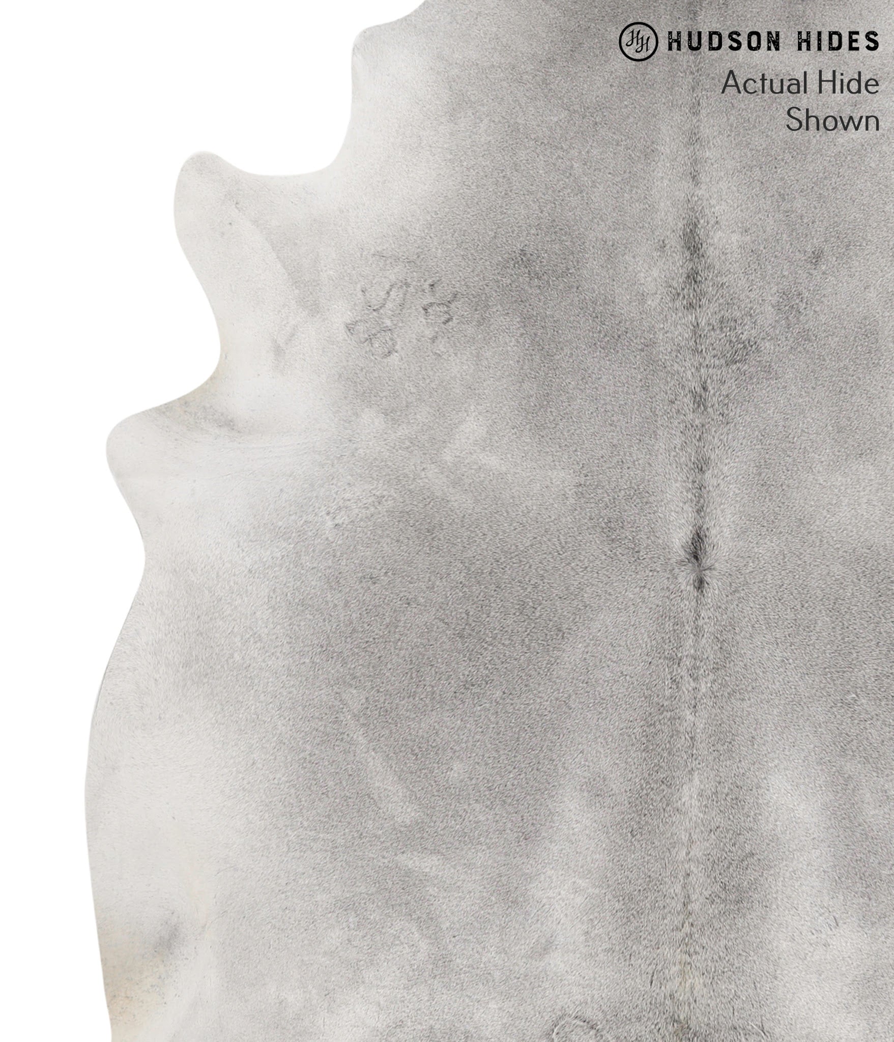 Medium Grey Cowhide Rug #69485