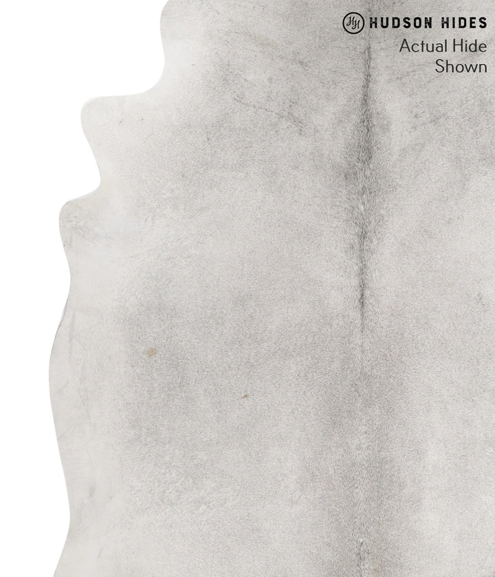 Medium Grey XX-Large Brazilian Cowhide Rug 8'0"H x 7'3"W #69503 by Hudson Hides