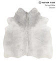 Medium Grey X-Large Brazilian Cowhide Rug 6'5"H x 6'4"W #69505 by Hudson Hides
