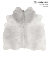 Medium Grey X-Large Brazilian Cowhide Rug 6'5"H x 6'4"W #69505 by Hudson Hides