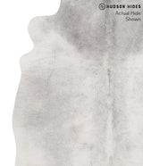Medium Grey X-Large Brazilian Cowhide Rug 6'5"H x 6'4"W #69505 by Hudson Hides
