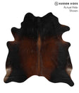 Chocolate X-Large Brazilian Cowhide Rug 6'8"H x 6'4"W #69519 by Hudson Hides