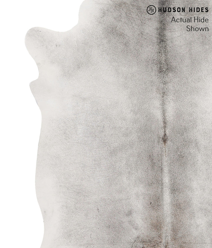 Medium Grey X-Large Brazilian Cowhide Rug 6'8"H x 6'2"W #69566 by Hudson Hides