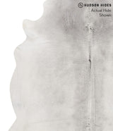 Medium Grey XX-Large Brazilian Cowhide Rug 7'6"H x 7'4"W #69646 by Hudson Hides
