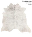 Grey Brindle X-Large Brazilian Cowhide Rug 6'4"H x 6'5"W #69696 by Hudson Hides